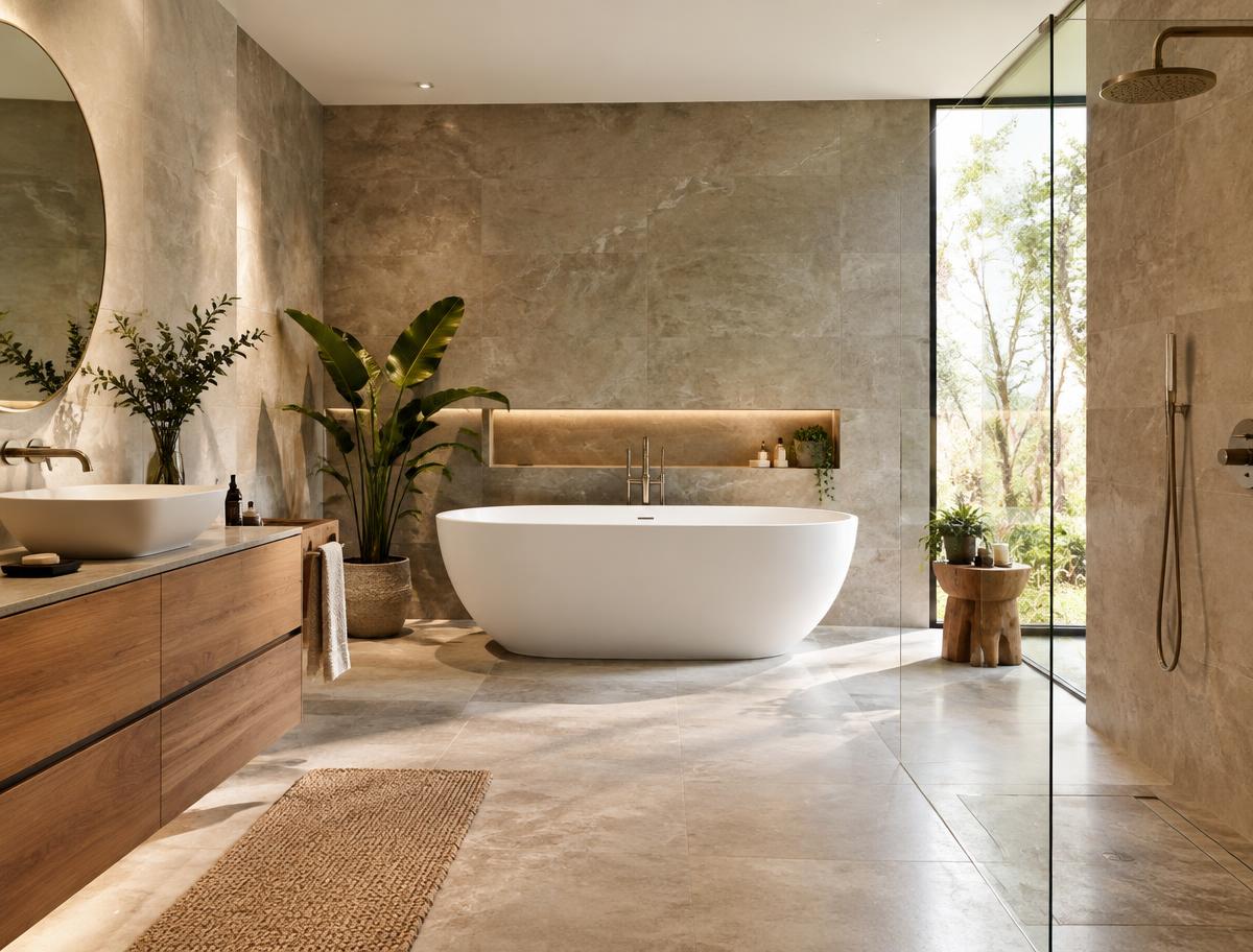 Spa-inspired penthouse suite