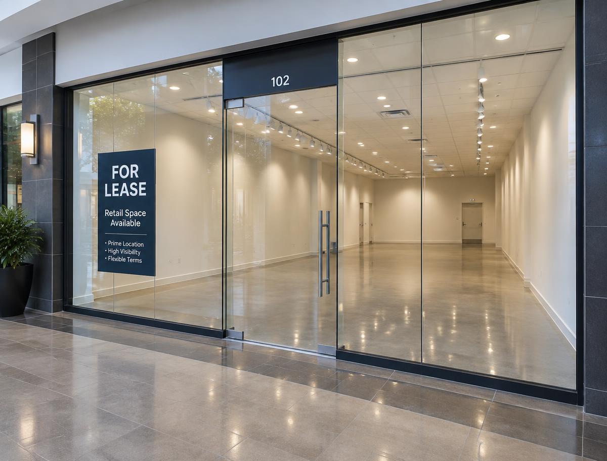 Ground-floor retail unit in new plaza