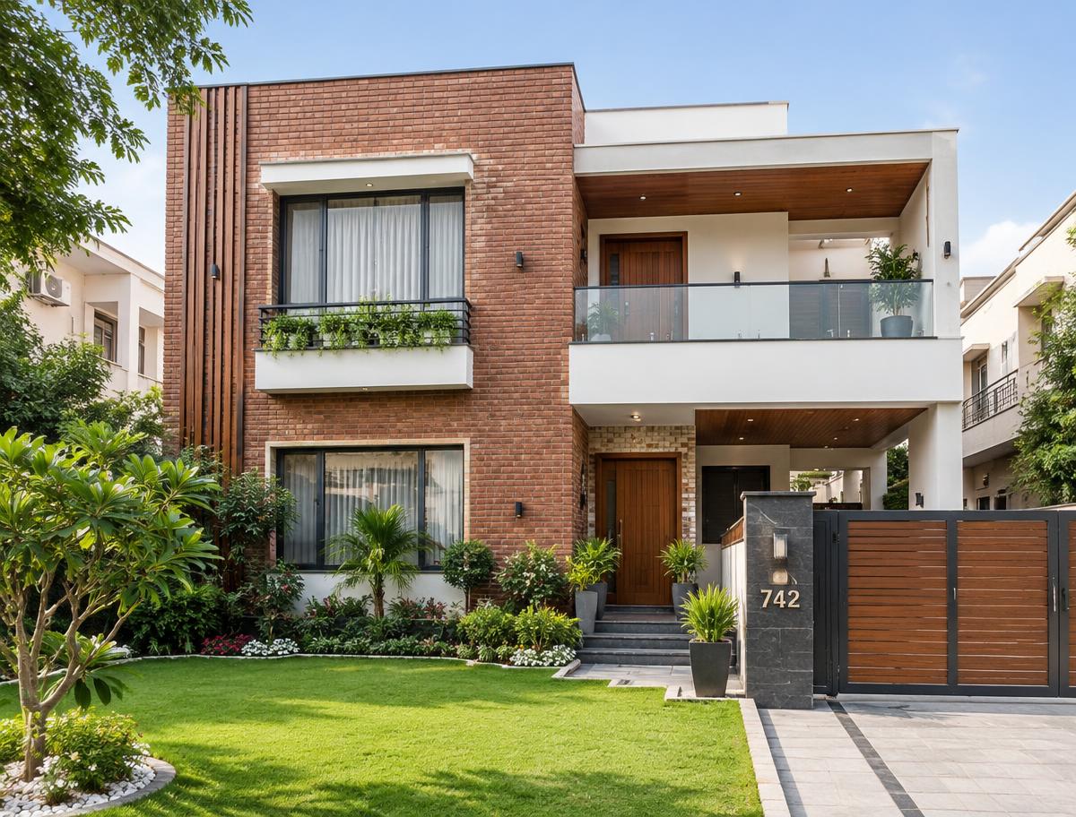 Warm brick family home near park