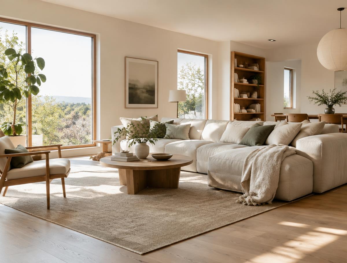 Sunlit two-bed apartment, fully furnished